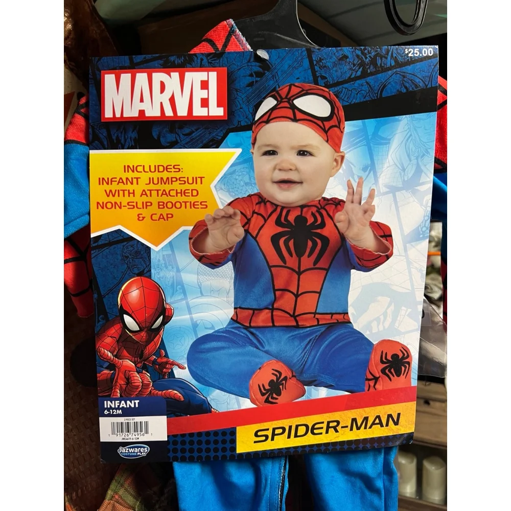 Marvel Spider-Man Classic Infant Costume NEW